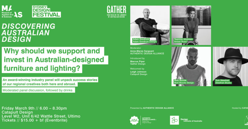 Authentic Design Alliance event - Discovering Australian Design