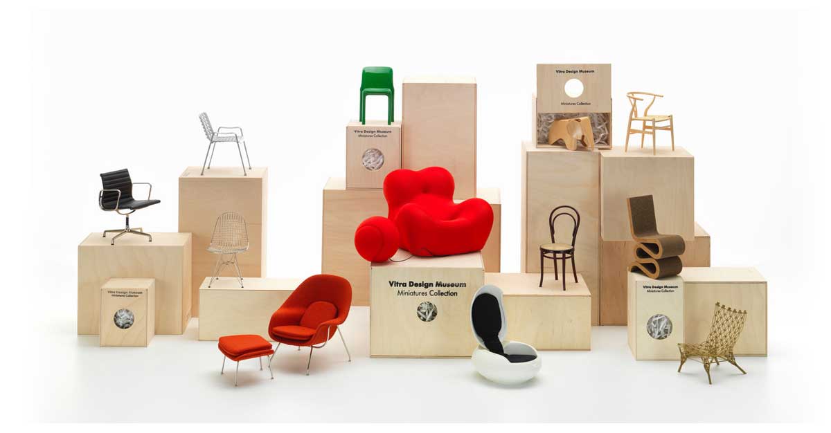 VITRA Miniatures on display at Living Edge through to February 2019