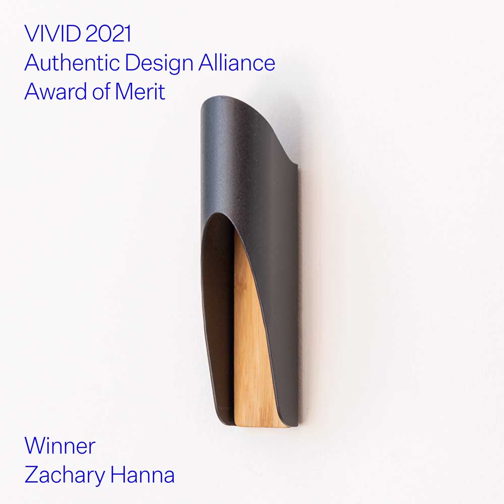 Vivid 2021 ADA Award Joint Winner Zachary Hanna ON HOLD wall hook