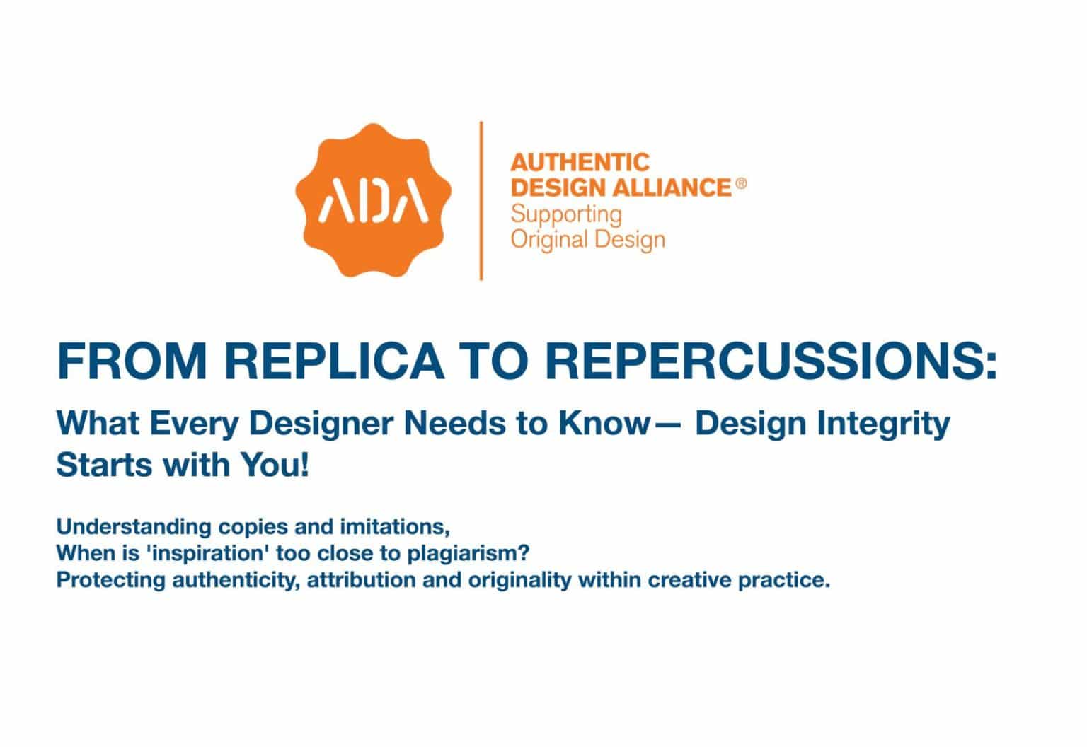 ADA Talk : Understanding Copies & Imitations in Interior Design ...